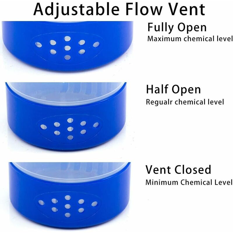 Premium Floating Pet Chlorine Dispenser For Chemical Tablets Compatible With 3" Tabs Bromine Holder (Turtle) - Image 3