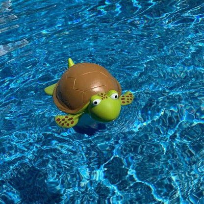 Premium Floating Pet Chlorine Dispenser For Chemical Tablets Compatible With 3" Tabs Bromine Holder (Turtle) - Image 4