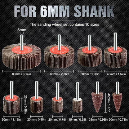 20 pcs Abrasive Wheel 80 Grit Flap Disc For Brush Sanding Drill Accessories Polishing Wood Metal - Image 2