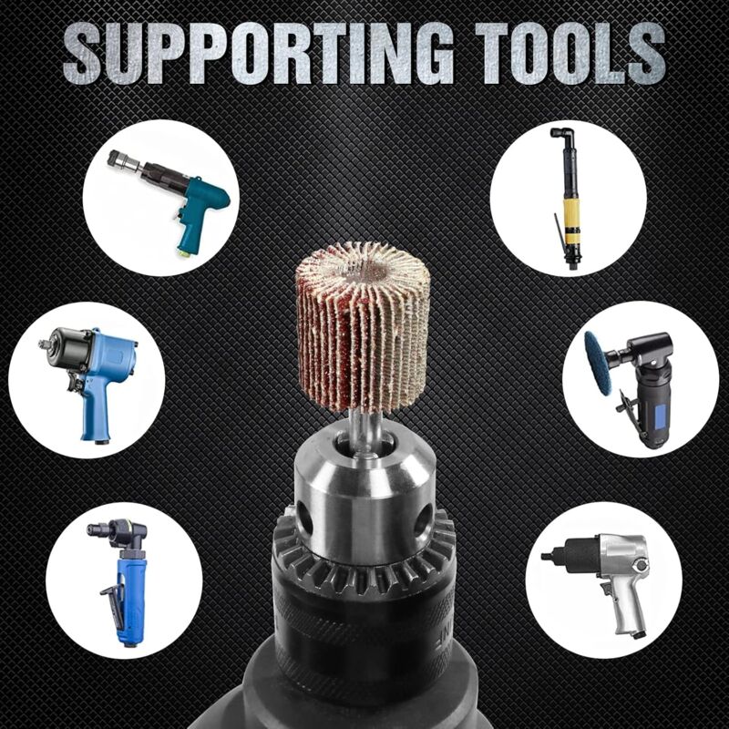 20 pcs Abrasive Wheel 80 Grit Flap Disc For Brush Sanding Drill Accessories Polishing Wood Metal - Image 4