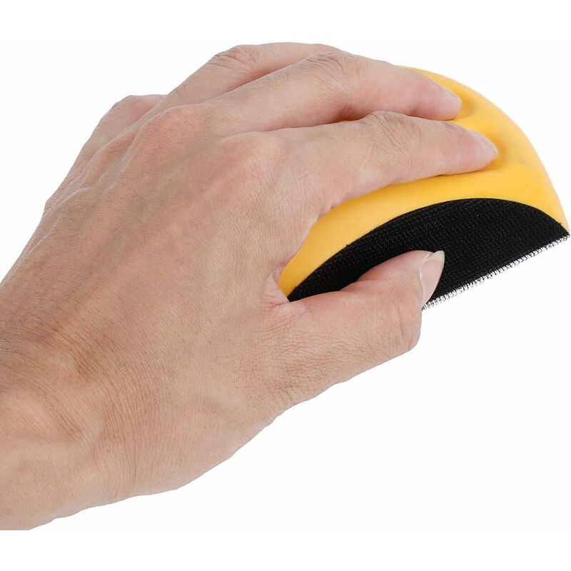 Pu Foam Block, Hook And Loop Hand Sanding Block, Hook And Loop Sanding Block, Hand Sanding Pad Block For Polishing Disc - Image 3