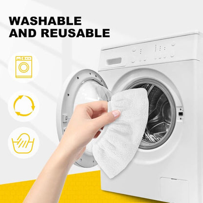 8 pcs Microfiber Cloths For Kärcher(Compatible With), Hand Nozzle Cloths Accessory For Steam Cleaners Sc 1, 2, 3, 4, 5 - Image 2