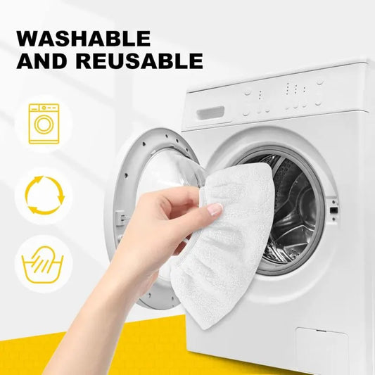 8 pcs Microfiber Cloths For Kärcher(Compatible With), Hand Nozzle Cloths Accessory For Steam Cleaners Sc 1, 2, 3, 4, 5 - Image 2