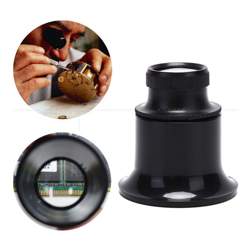 Magnifying Glasses, 20X Magnification Watchmaking Tool Magnifier Loupe Magnifier Set For Watching Jewelry Repair - Image 4