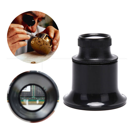 Magnifying Glasses, 20X Magnification Watchmaking Tool Magnifier Loupe Magnifier Set For Watching Jewelry Repair - Image 4