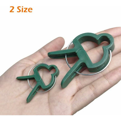 Garden For Tomatoes, 40 pcs Plant Clips Climbing Plants Reusable Climbing Plant Support For Greenhouse Gardening - Image 3