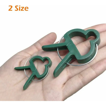 Garden For Tomatoes, 40 pcs Plant Clips Climbing Plants Reusable Climbing Plant Support For Greenhouse Gardening - Image 3