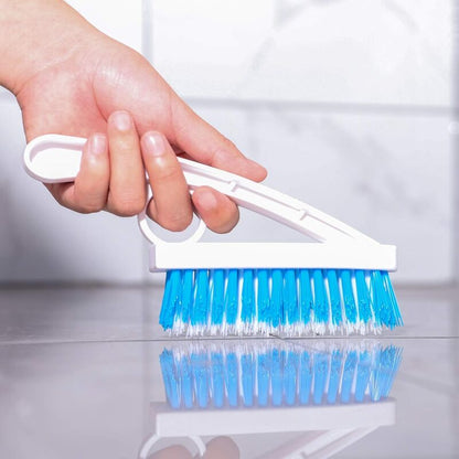 2 Pack Grout Scrub Brush - Stiff Nylon Bristle Scrub Brush For Bathtub, Shower - Floor Grout & Tile Cleaning Brush For - Image 2