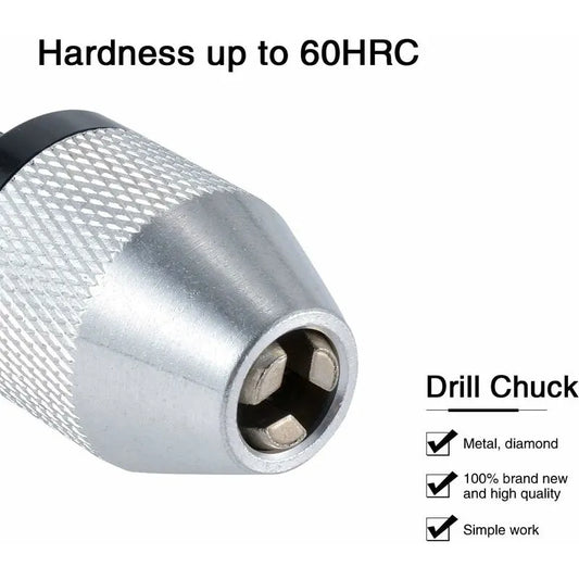 Quick Change Keyless Drill Chuck With 0.3-6.5Mm Hex Shank - Image 4