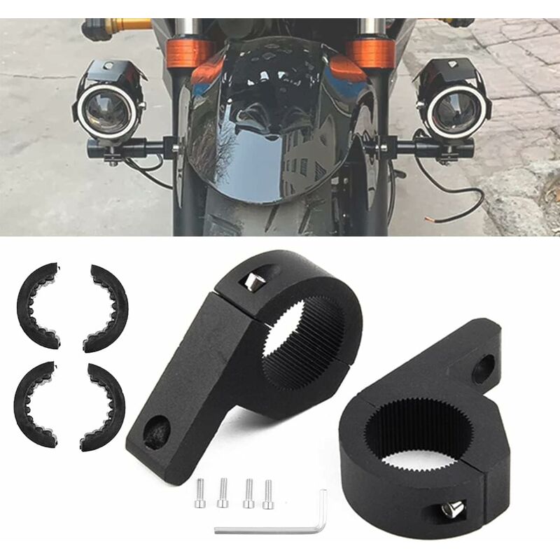 Universal 25Mm-30Mm Work Light Mounting Bracket Fog Light Bull Bar Bumper Mount Holder For Off-ROad Vehicle Car Truck - Image 2