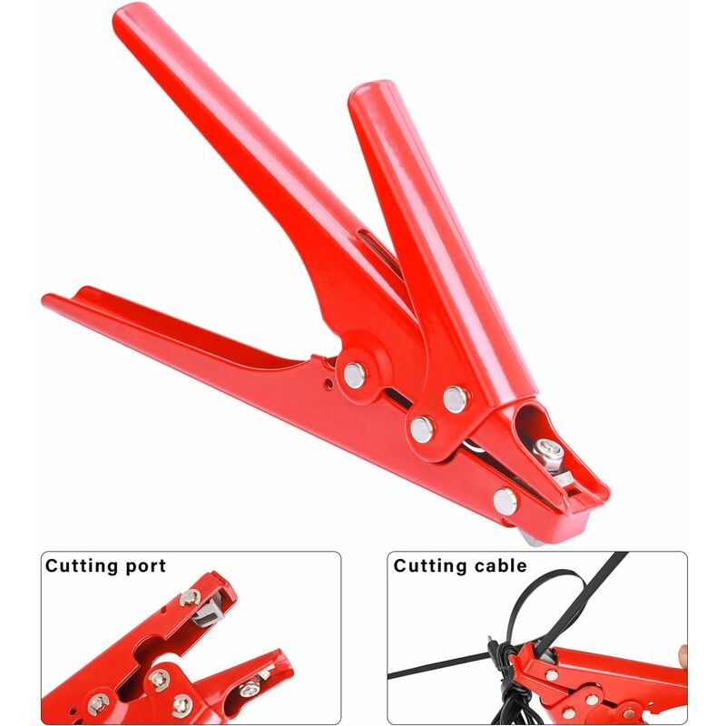 Hs-519 Self-Locking Tie Cutter & Clamp - All Metal - For Ties Up To 0.9Cm Wide - Image 2
