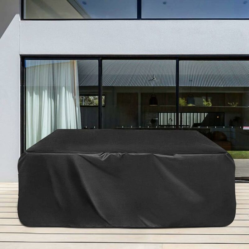 Garden Furniture Cover 210T Polyester Waterproof Anti-Uv Tarpaulin, Protective Cover For Tables, Chair, Sofa (200 160 - Image 4