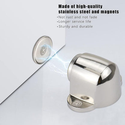 2 Pack Stainless Steel Magnetic Door Stopper Catch Door Stoppers With Screw Mounted, No Force Or Hitting Walls - Image 2