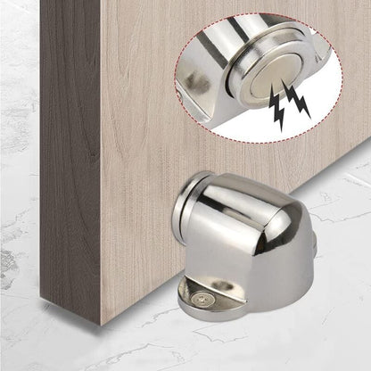 2 Pack Stainless Steel Magnetic Door Stopper Catch Door Stoppers With Screw Mounted, No Force Or Hitting Walls - Image 3