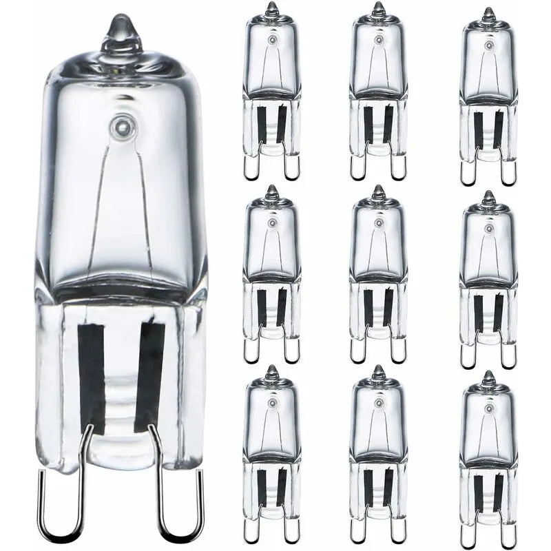 G9 Bulb 42W (44W) Dimmable Warm White 2800K, G9 Halogen Bulbs For Indoor Lighting 230V G9 Capsule Bulbs, Pack Of 10
