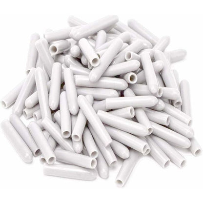 120 Pieces Dishwasher Caps, Inner Diameter 3Mm Pvc Protective Cover, Dish Basket, 325Mm (White)