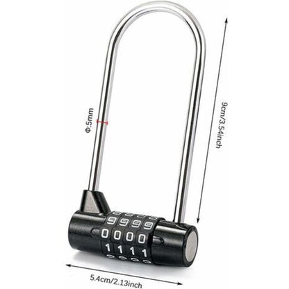 Master Lock Combination Padlock Digital Password Padlock 4 Digit Combination Lock For Gym, School, Work Lockers, - Image 3