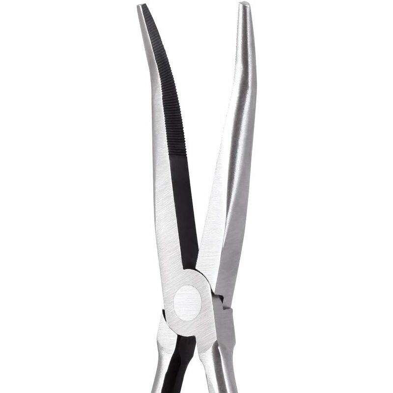 25 Degree Angled Long Nose Pliers - 11" - Long Reach - Jaws - Image 2