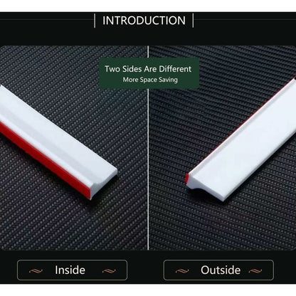 2M/78In Silicone Shower Threshold Water Barrier, Wet ROom Floor Water Barrier, Bathroom Water DAm, Shower Sealing - Image 4