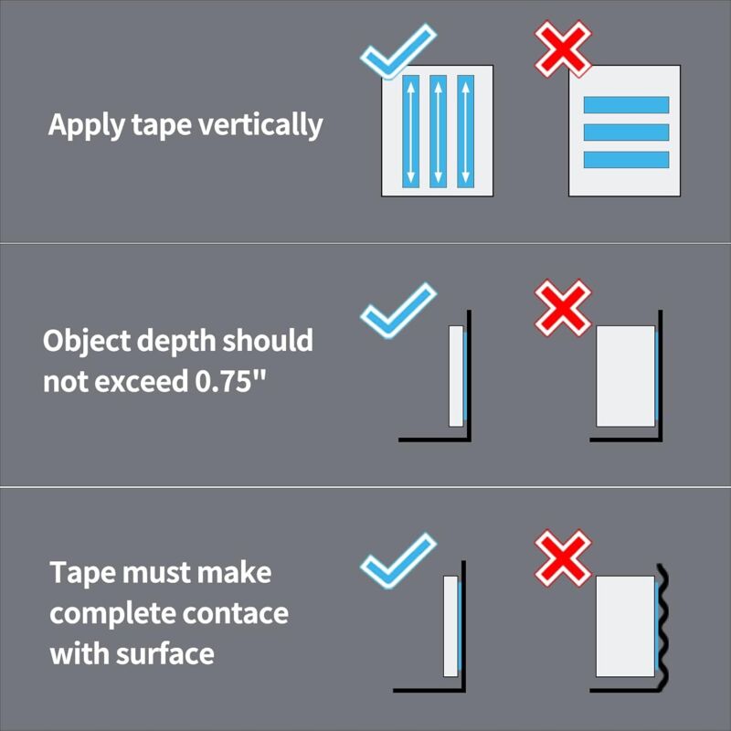 Strong Double Sided Tape (3M), Heavy Duty Double Sided Tape, Traceless, Removable, Reusable, Washable - The Versatile - Image 3