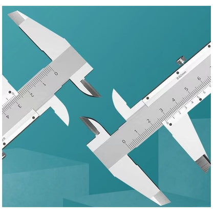 Stainless Steel Analog Vernier Caliper 150Mm / 0.02Mm High Precision Micrometer Tool With Depth, Inside And Outside - Image 3