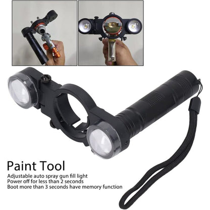 LED Paint Spray Gun Light, Universal LED Paint Spray Gun Light With Adjustable Brightness, For Automotive And Household - Image 2