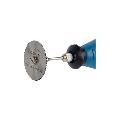 6 pcs Hss Saw Blades Set With 1Pc 1/8" Shank Extension ROd, Cutting Wheel Set For ROtary Tools - Image 4