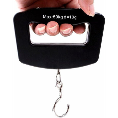 Portable Digital Hanging Weighing Scales For Fishing Travel Luggage Suitcase Parcel Household Outdoor 110 Lbs/50 Kg - Image 3