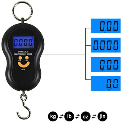 Luggage Scale Fishing Scale Hanging Scale Electronic Scale Maximum 50 Kg For Fishing, Suitcase Scale, Travel, Home Use, - Image 2