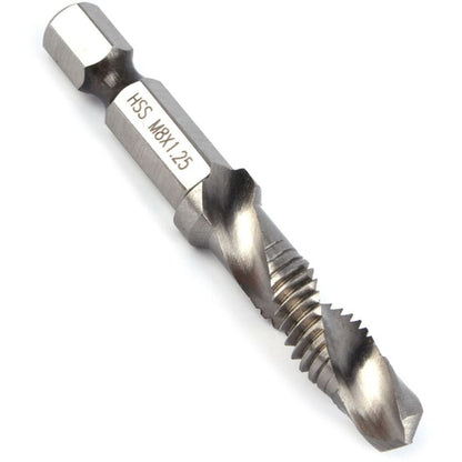 Eosnow M8 Hss 1/4" Hex Shank Drill Bit & Countersink Drill Bits Power Tool Part
