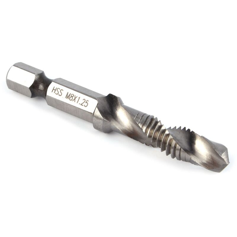 Eosnow M8 Hss 1/4" Hex Shank Drill Bit & Countersink Drill Bits Power Tool Part - Image 3