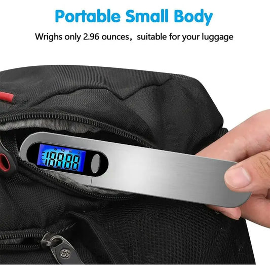 Travel Luggage Scale, Portable Digital Luggage Scale Max 50Kg/110Lb (Lb,G,Oz,Kg) Scale With Hook For - Image 3