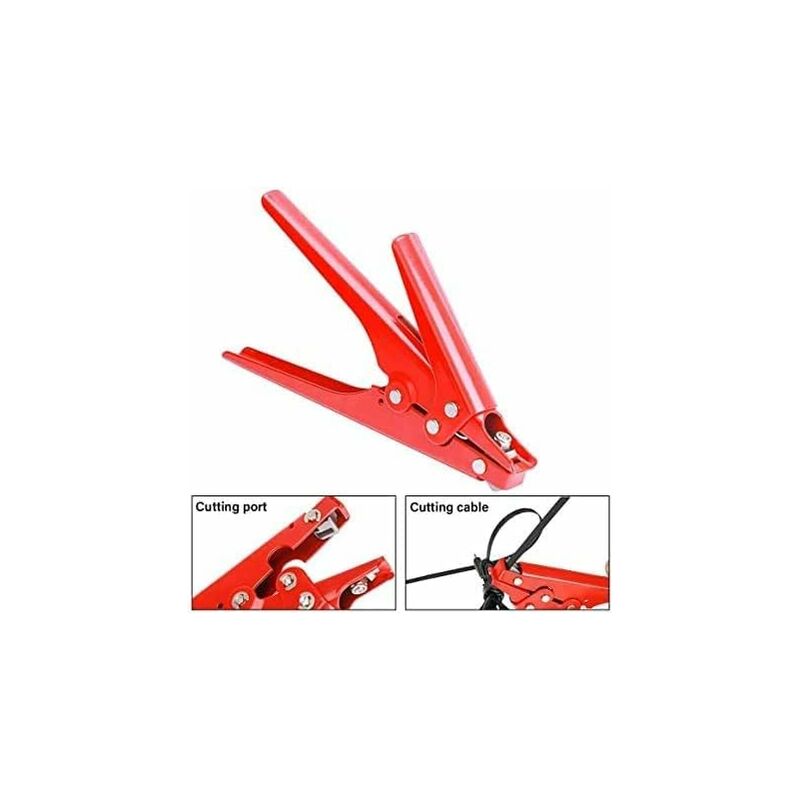Hs-519 Cable Tie Gun, Cable Tie Tool, Portable Wire Pliers Quick Bundling Hand Tool For 2.4-9.0Mm² Nylon Cable Ties - Image 3