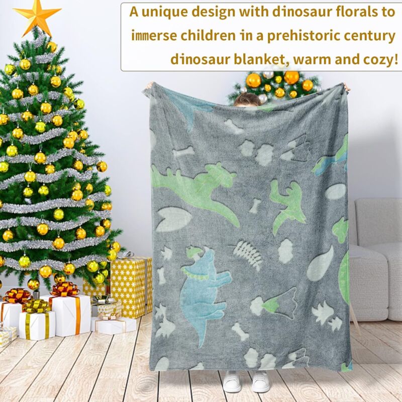 Kids Cozy Blanket, Glow In The DArk Soft Cozy Blanket, Sofa Bed Fluffy Blanket For Girls Boys. (150200 Cm) - Image 3