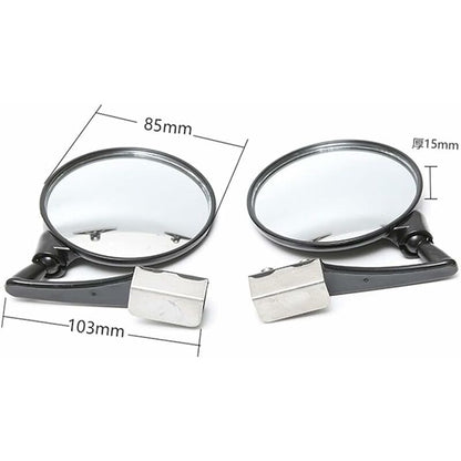 Car Blind Spot Mirrors, Universal Adjustable Auxiliary Mirror, Wide Angle Blind Spot Mirror, Observation Mirror, For - Image 2