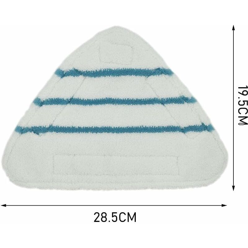 Steam Mop Replacement Caps Steam Mop Replacement Pads For Triangular Mops Washable Cloths Microfiber Mop Heads Mop - Image 2