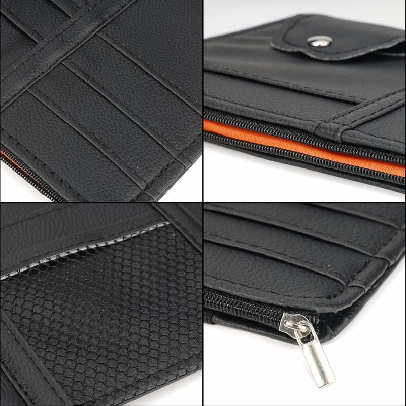 Car Interior Pocket Car Sun Visor Organizer Car Sun Visor Storage Car Sun Visor Clip Organizer Used For Credit Cards - Image 3