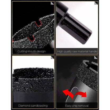 25Mm Brazed Core Diamond Hole Saw Drill Bit Hollow Hole Cutter For Glass Porcelain Tile Marble Ceramic Granite - Image 2