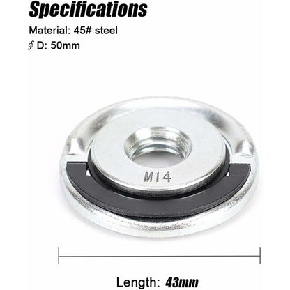 Angle Grinder Nuts Lock Nuts Angle Grinder Accessory Quick Utility Clamping Tool M14 14Mm Fit - Image 4