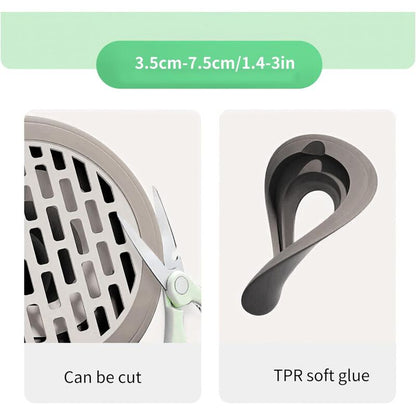 Ersandy Shower Sink Drain Check Valve - Channel Core - Odor Proof - Bathroom Pipe Check Valve - Floor Drain Seal - Image 3