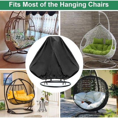 Hanging Chair Cover, Waterproof Hanging Chair Cover, Protective Cover For Egg Chair, Windproof, Anti-Uv, Heavy Duty - Image 2