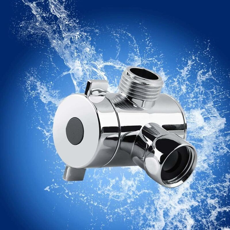 3 Way Multi-Function Shower Faucet Diverter Shower Head Adapter For Shower Arm Kitchen Sink G1/2" T-Bar Faucet - Image 2