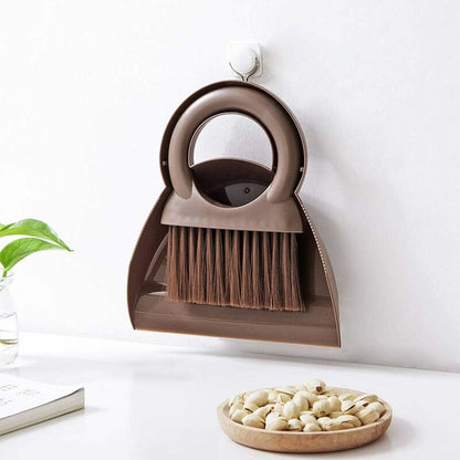 Dustpan And Brush Set Multifunctional Cleaning Tool Mini Sweeper With ROund Handle Dustpan Dustpan For Home Kitchen - Image 4