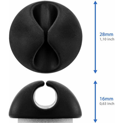 10X Cable Clips Cable Holder Cable Management Cable Fixing Cable Organizer For Cables Up To 8Mm Cable Clips Cable - Image 3
