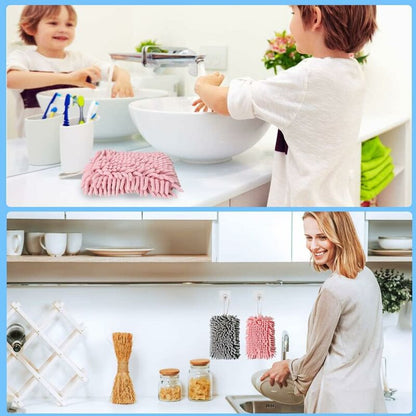 Hanging Hand Towel, Soft And Plush Microfiber Towel, Super Absorbent Quick Drying Towels With Hanging Loop For Kitchen - Image 2