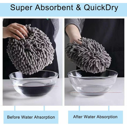 Hanging Hand Towel, Soft And Plush Microfiber Towel, Super Absorbent Quick Drying Towels With Hanging Loop For Kitchen - Image 4
