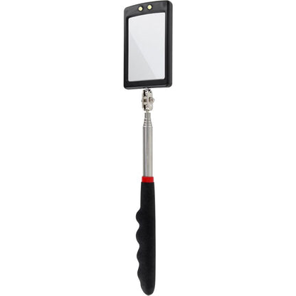 Ultra Slim LED Telescopic Mirror - Battery Included - Super Clear - Extendable Up To 88Cm - Double Ball Joint - - Image 2