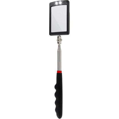Ultra Slim LED Telescopic Mirror - Battery Included - Super Clear - Extendable Up To 88Cm - Double Ball Joint - - Image 3
