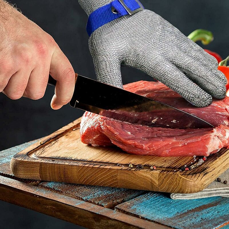Cut Resistant Glove Iso-F Cut Resistant Gloves Stainless Steel Glove For Kitchen Butcher Outdoor Work - Image 2