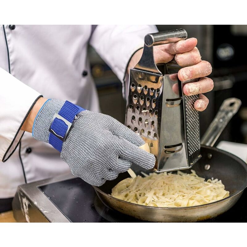 Cut Resistant Glove Iso-F Cut Resistant Gloves Stainless Steel Glove For Kitchen Butcher Outdoor Work - Image 3